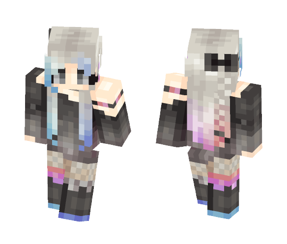 Sᴘɪʀɪᴛ | Pastel Goth - Female Minecraft Skins - image 1