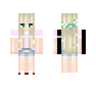 Pastel shirt with vans shoes - Female Minecraft Skins - image 2