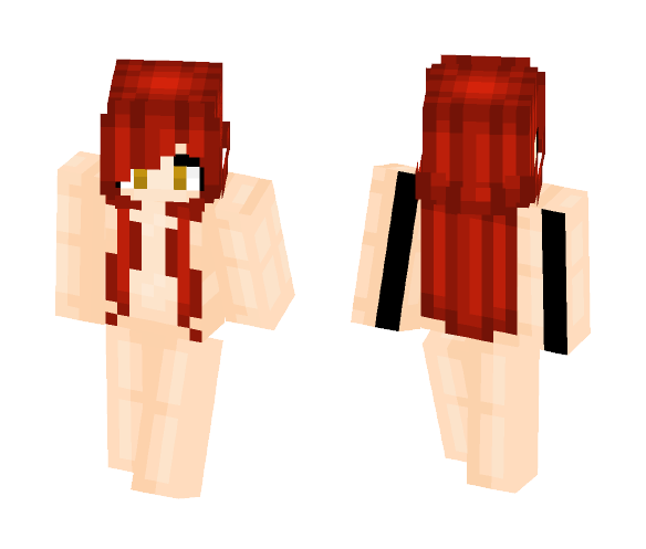 Download Free ♡ Red Hair Base ♡ Skin for Minecraft image 1. ♡ Red Hair Ba.....