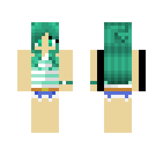 Turquoisecasual - Female Minecraft Skins - image 2