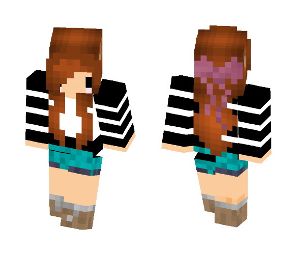 A pretty Girl for a Pretty World xD - Girl Minecraft Skins - image 1