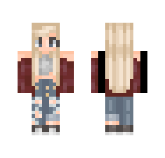Ripped jeans // 100 subs?? - Female Minecraft Skins - image 2