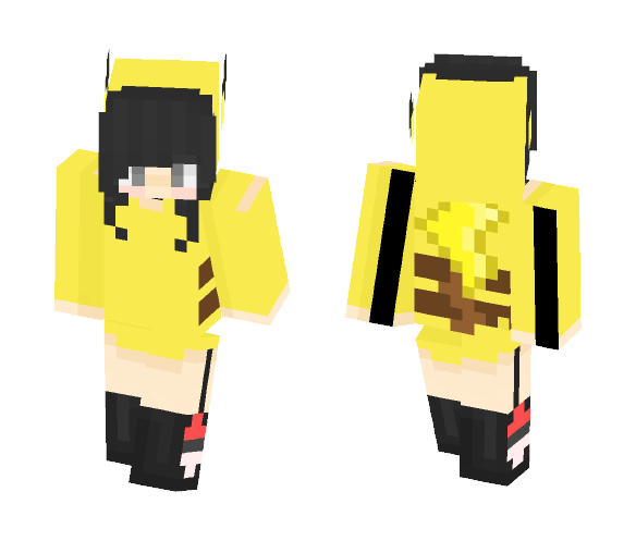 PIKACHU - Female Minecraft Skins - image 1
