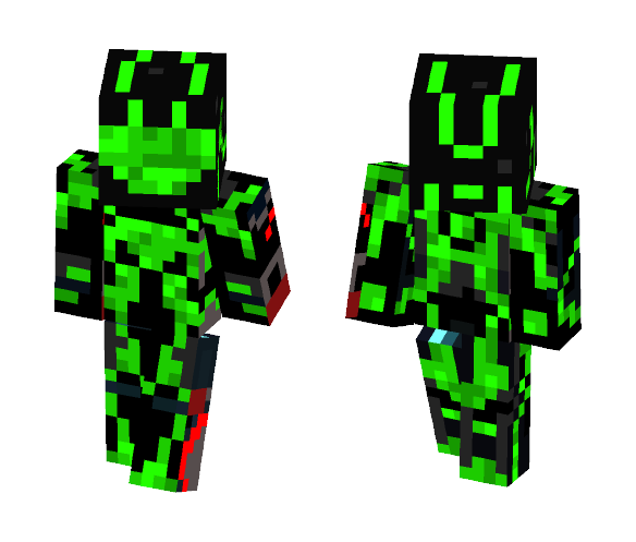 green lightning! - Male Minecraft Skins - image 1