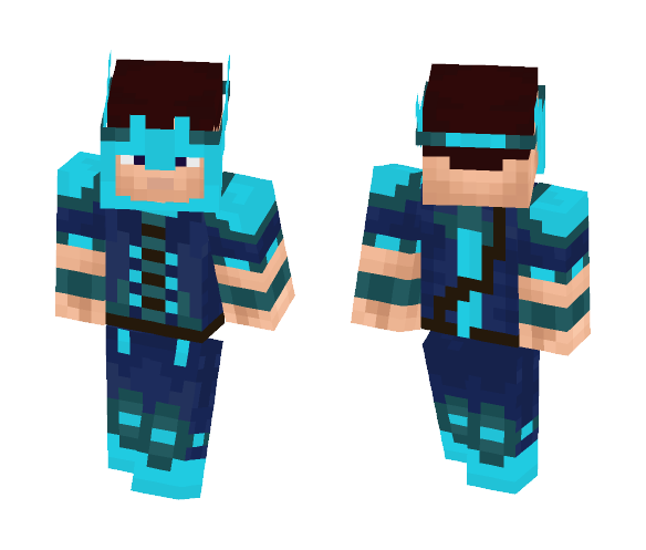 blauwe diamantenprins - Male Minecraft Skins - image 1