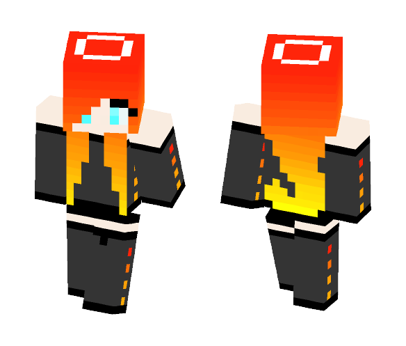 fire girl - Girl Minecraft Skins - image 1