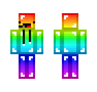Derby Rainbow Man Gamer - Male Minecraft Skins - image 2