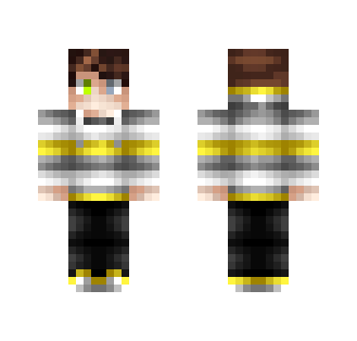 Boy in Yellow Hoodie - Boy Minecraft Skins - image 2