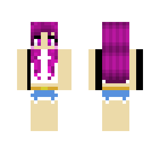 Casual Purple girl - Girl Minecraft Skins - image 2