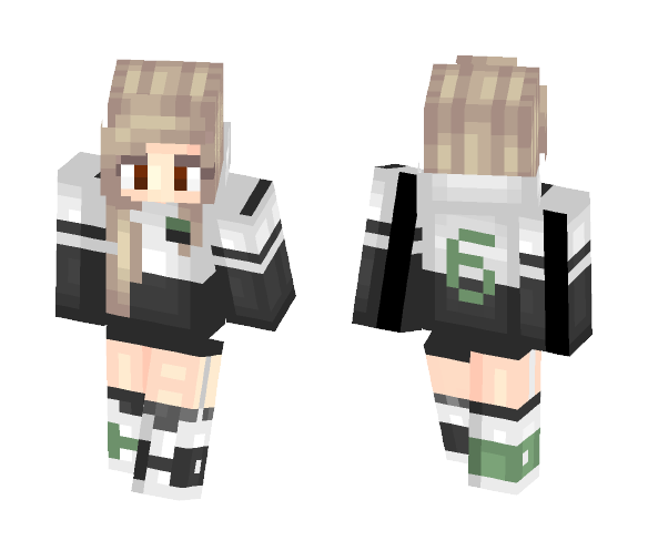 Sporty Girl | Normal Eyes - Girl Minecraft Skins - image 1
