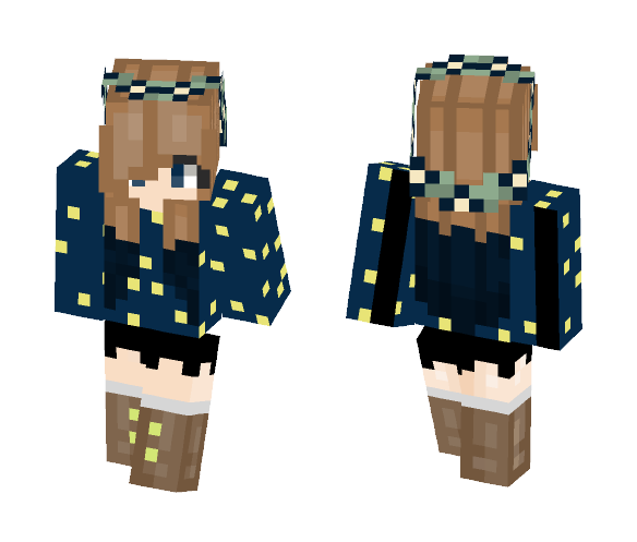 Starry Night ∞ - Female Minecraft Skins - image 1