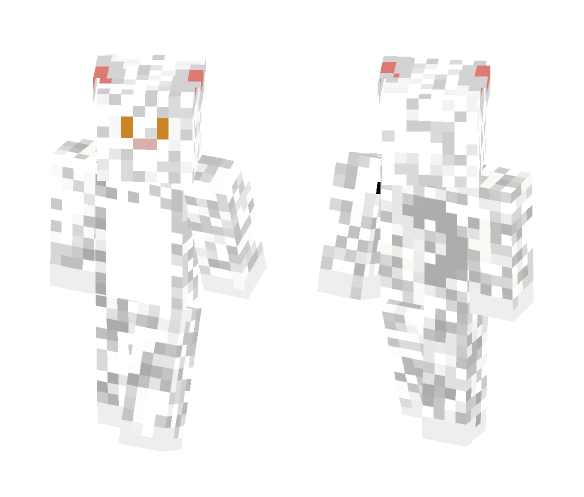 White speckled cat - Cat Minecraft Skins - image 1