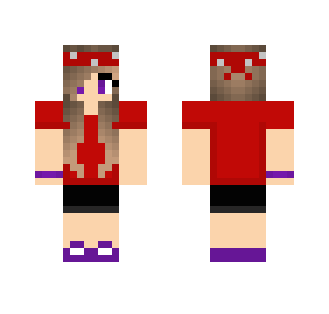 Red Bandana Girl - Girl Minecraft Skins - image 2