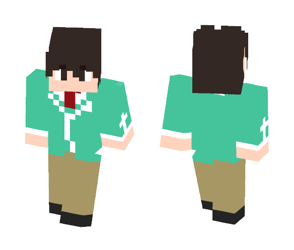 Tsukune Aono - Male Minecraft Skins - image 1