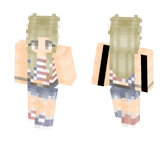 kyya | american bleach - Female Minecraft Skins - image 1