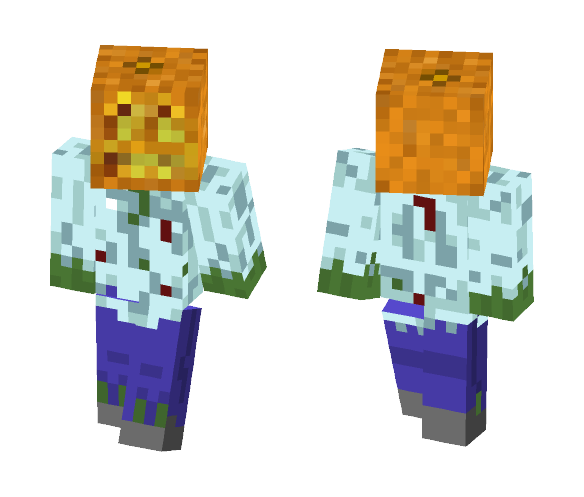 DynoDave the pumpkin zombie =D - Male Minecraft Skins - image 1