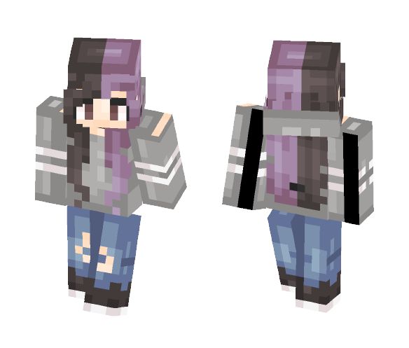 Night | Mooniquality Request - Female Minecraft Skins - image 1