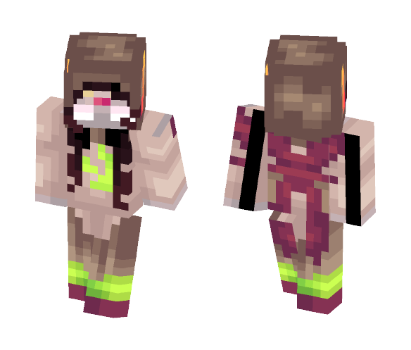Fuchsia Witch - Female Minecraft Skins - image 1