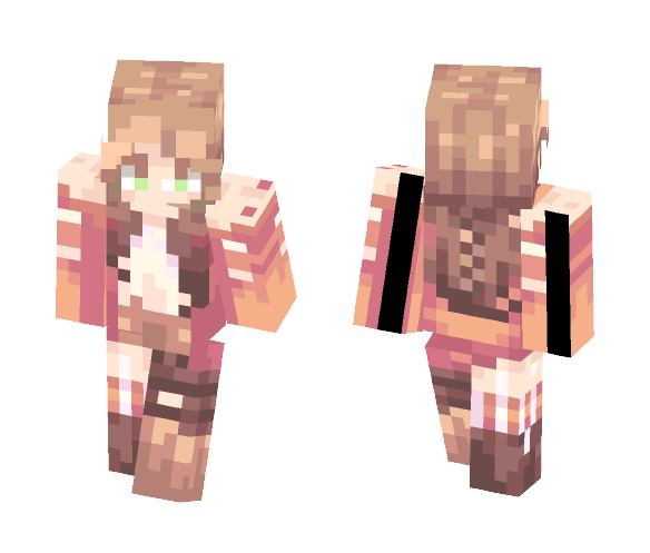 Sunset Fire - Female Minecraft Skins - image 1