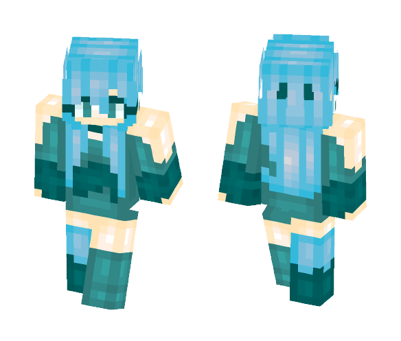 Withered Waters // 100 Thank you - Female Minecraft Skins - image 1
