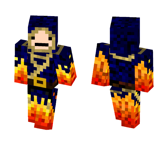 Fire Mage (derpy) - Male Minecraft Skins - image 1