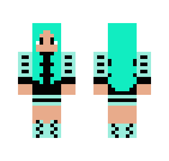 Mint Girl - Girl Minecraft Skins - image 2
