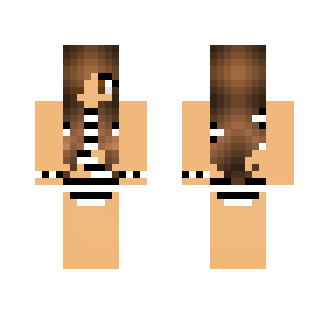 Pool Party Striped! - Female Minecraft Skins - image 2