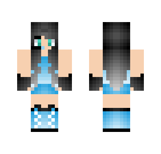 Blue gamer girl - Girl Minecraft Skins - image 2
