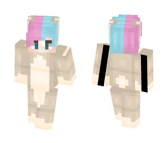 Cotton Candy Bunny - 50 Followers? - Male Minecraft Skins - image 1