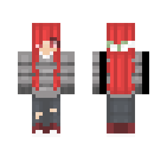 Red Stripes - Female Minecraft Skins - image 2