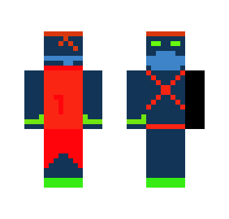Weird blue guy i made! - Male Minecraft Skins - image 2