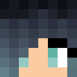 Blue haired girl :3 - Color Haired Girls Minecraft Skins - image 3