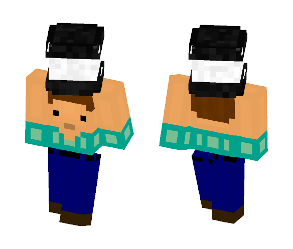 Kid holding oreo - Male Minecraft Skins - image 1