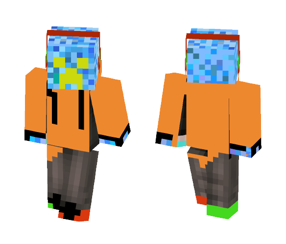 Blue creeper - Interchangeable Minecraft Skins - image 1