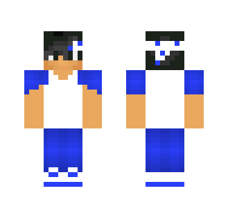 Jamie - Blue Bandana - Male Minecraft Skins - image 2