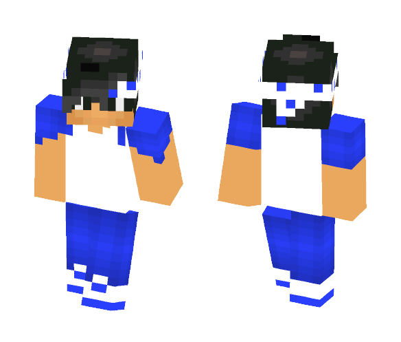 Jamie - Blue Bandana - Male Minecraft Skins - image 1