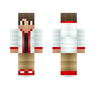 White jacket boy - Boy Minecraft Skins - image 2