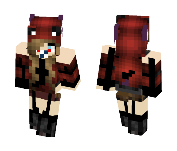evil foxy baby - Baby Minecraft Skins - image 1