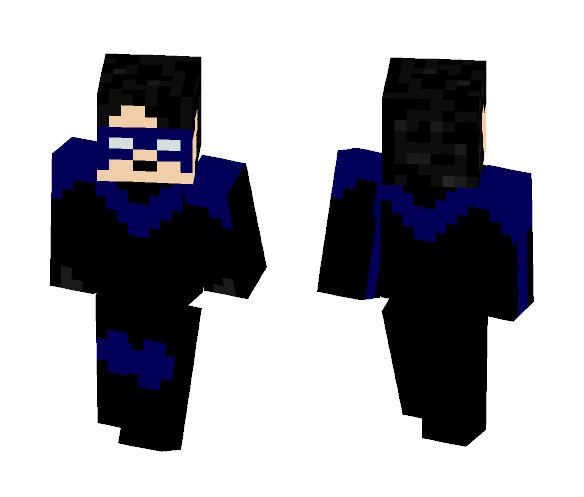 Nightwing (Dick Grayson) - Male Minecraft Skins - image 1