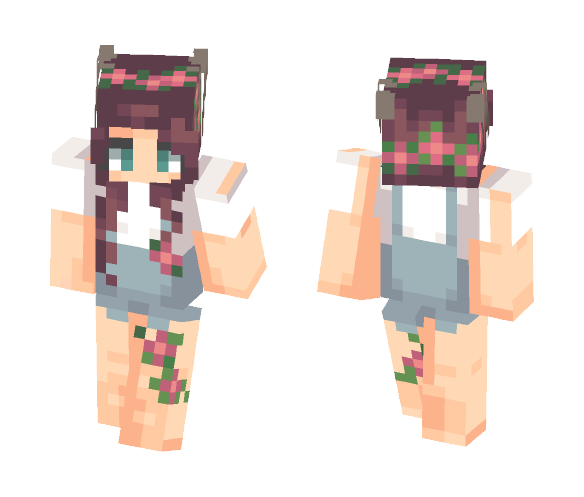 Flower child |OC - Female Minecraft Skins - image 1