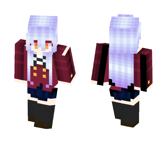 toradora clothes and shiro - Female Minecraft Skins - image 1