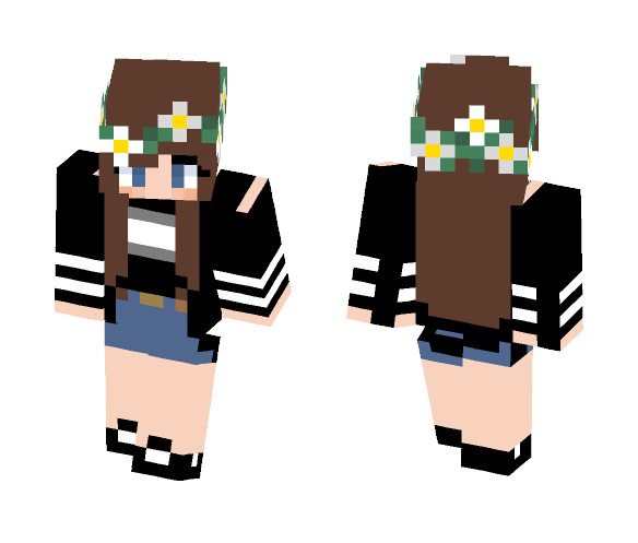 cute tumblr girl - Cute Girls Minecraft Skins - image 1