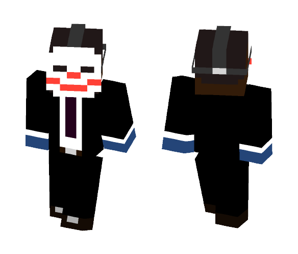 Chains Pay Day: The Heist - Male Minecraft Skins - image 1