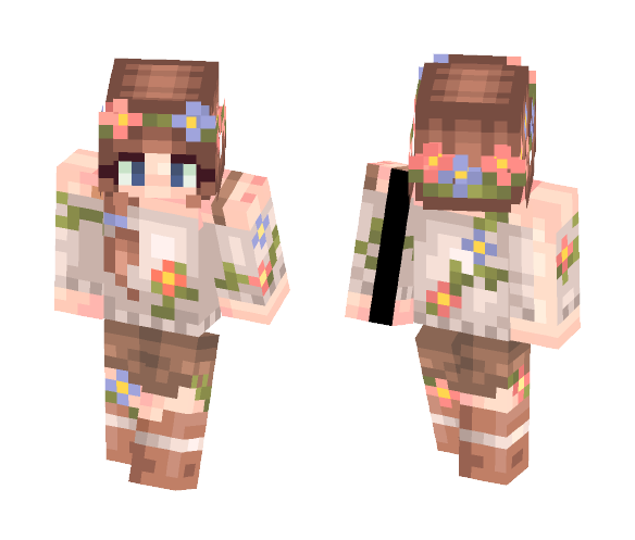 Let the Flowers Grow - Female Minecraft Skins - image 1