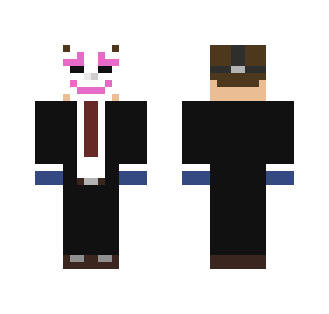 Hoxton Pay Day: The Heist - Male Minecraft Skins - image 2