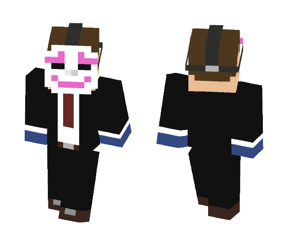 Hoxton Pay Day: The Heist - Male Minecraft Skins - image 1