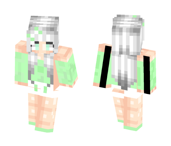 ~ Peppermint Leafs ~ - Female Minecraft Skins - image 1
