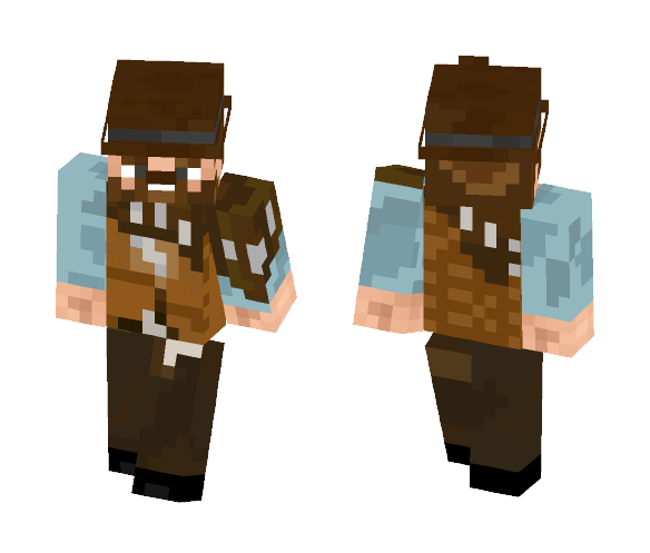 Western CowBoy - Male Minecraft Skins - image 1