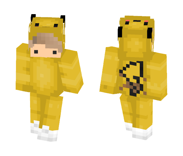 Pikachu. (Male ver) - Male Minecraft Skins - image 1