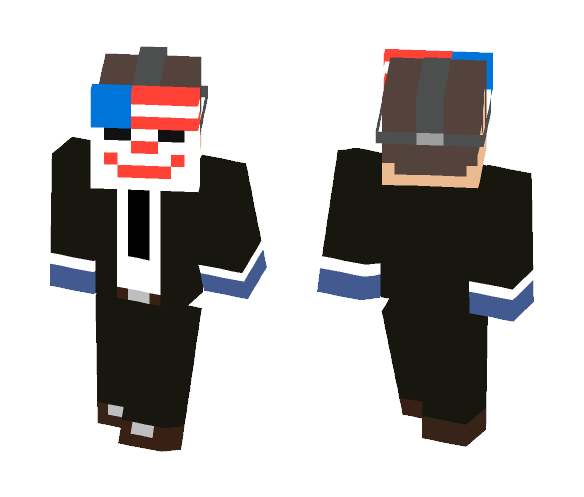 Dallas Pay Day: The Heist - Male Minecraft Skins - image 1